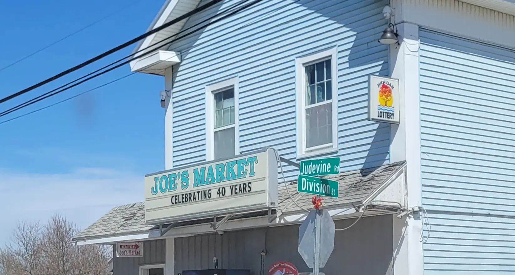Joe's Market storefront on Main St in Palo