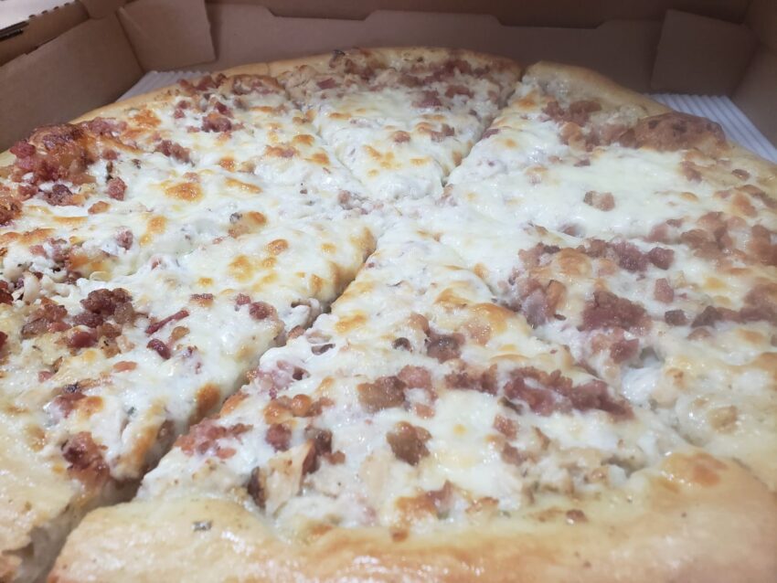 Chicken Bacon Ranch Pizza